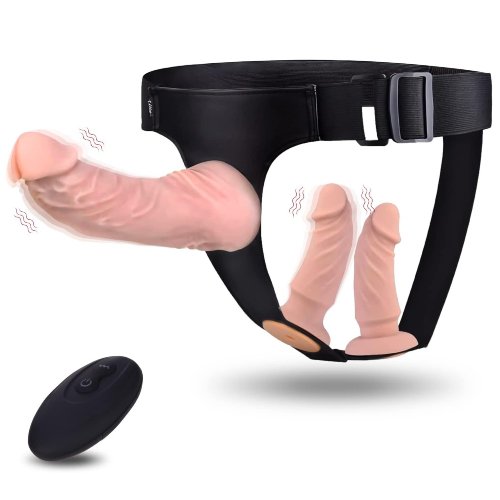 Harness Strap On Vibration Realistic Dildos 