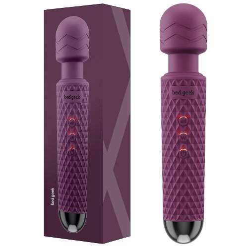 bed geek Handheld Cordless Personal Wand Massager