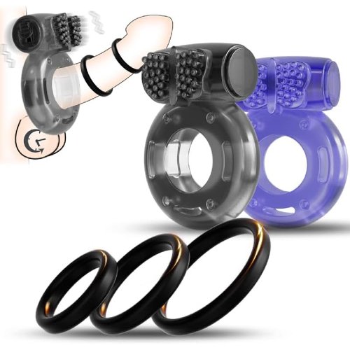  Vibrating Cock Ring Sex Toys