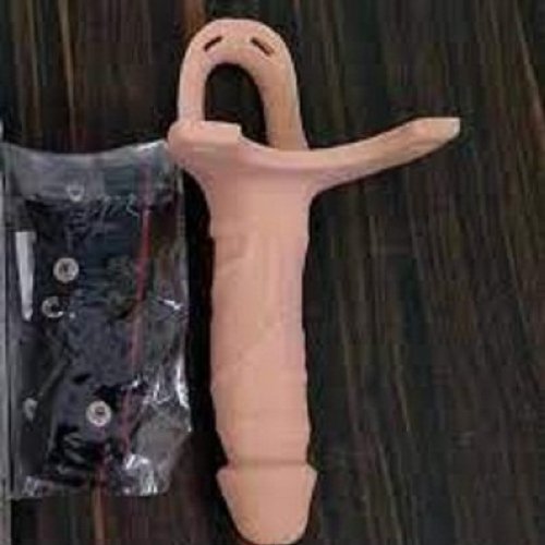 8 Inch Silicone Condom With Belt