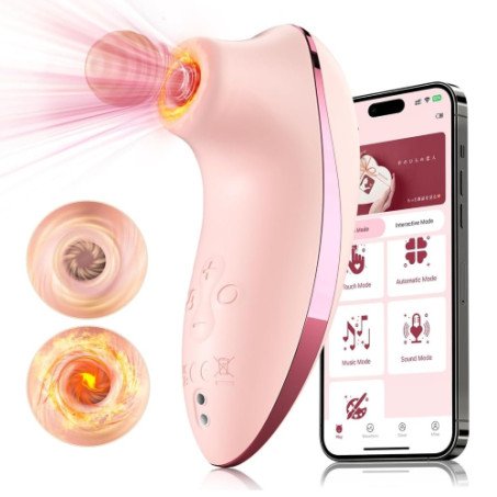 Heated Sucking Vibrator Sex Toy