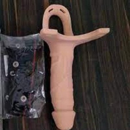 8 Inch Silicone Condom With Belt