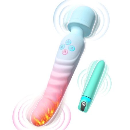 G Spot Vibrator Wand & Bullet Vibrator Set For Women